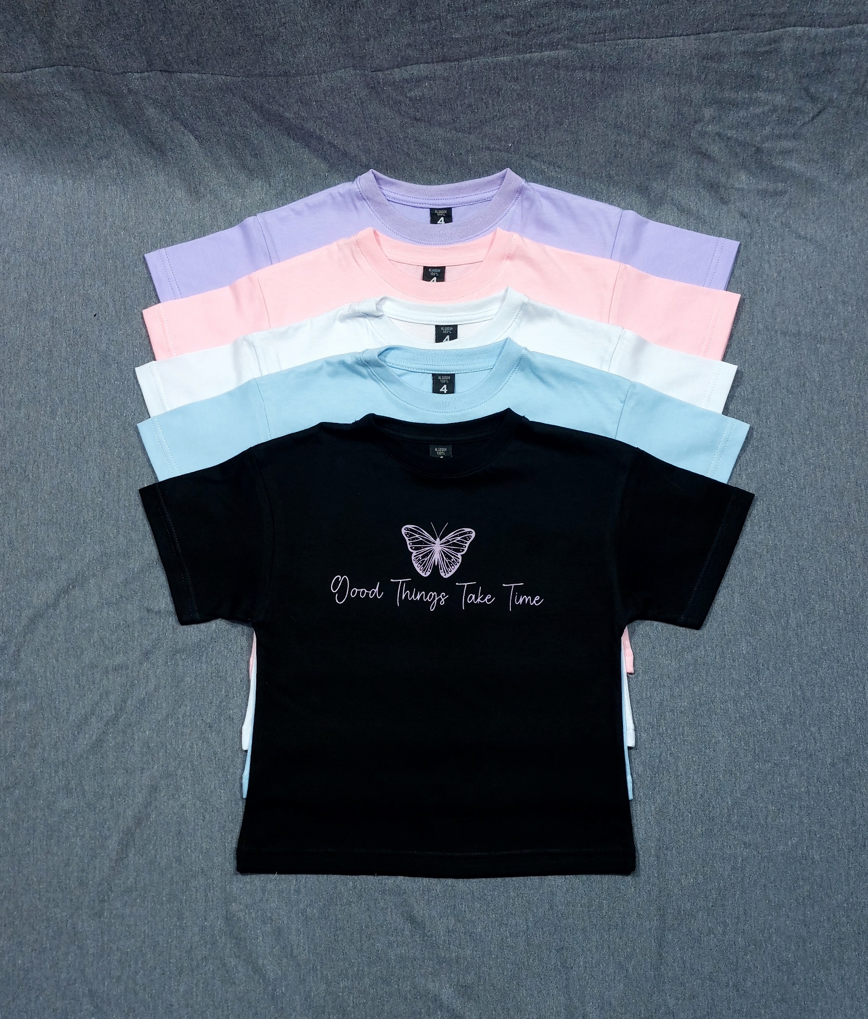 Remeras Manga Corta Nenas ( Jersey Algodón Peinado) - Imagen 1