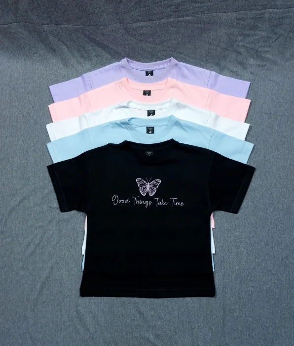 Remeras Manga Corta Nenas ( Jersey Algodón Peinado)
