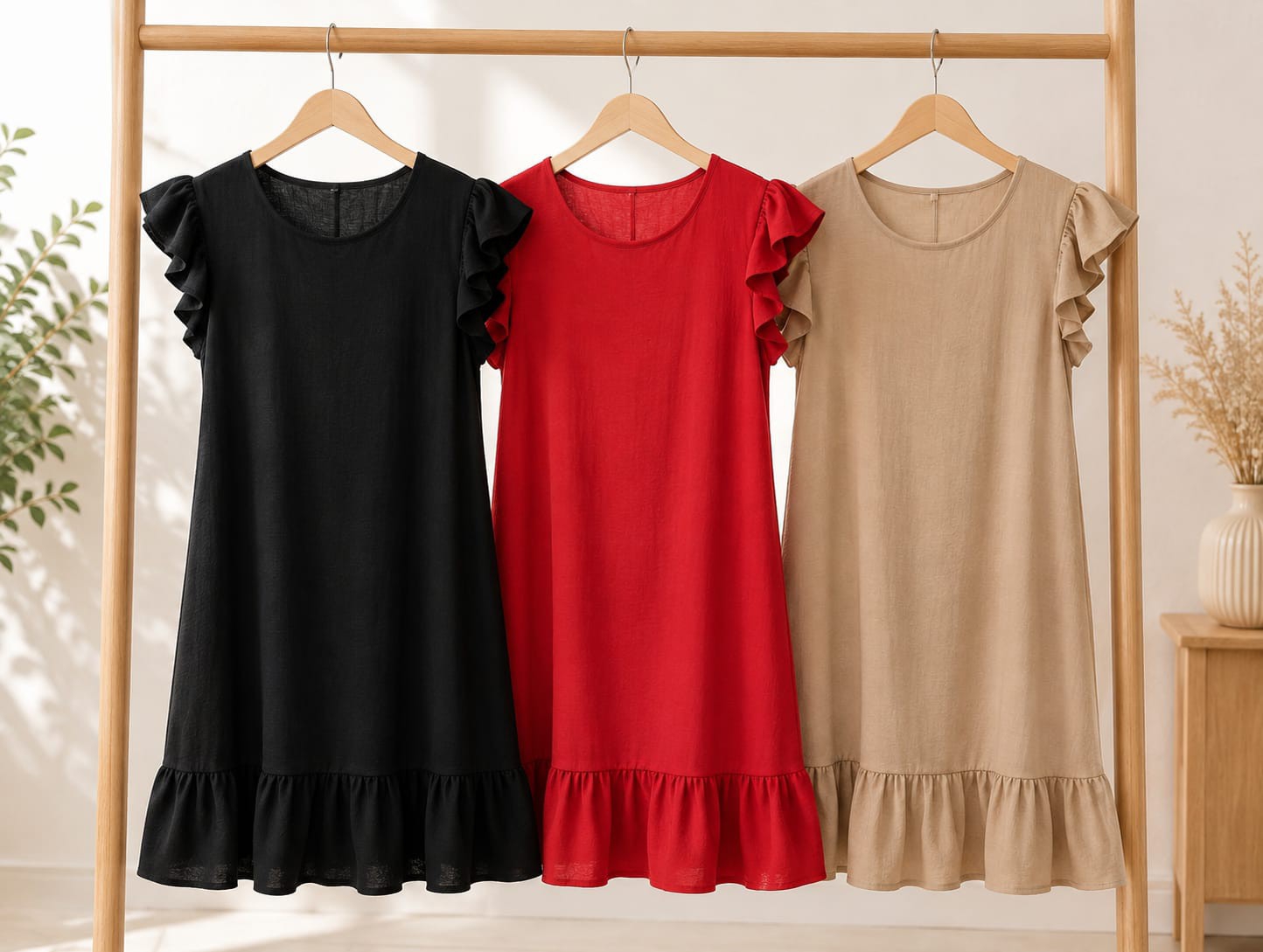 Vestido Especial con Volado - Imagen 3