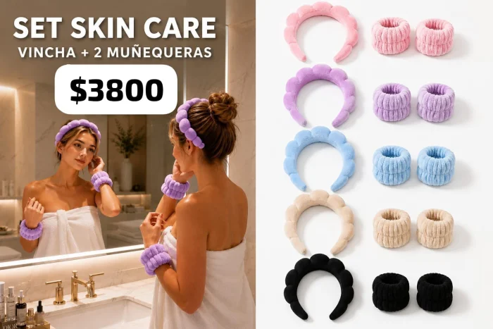 Vincha Más Dos Muñequeras