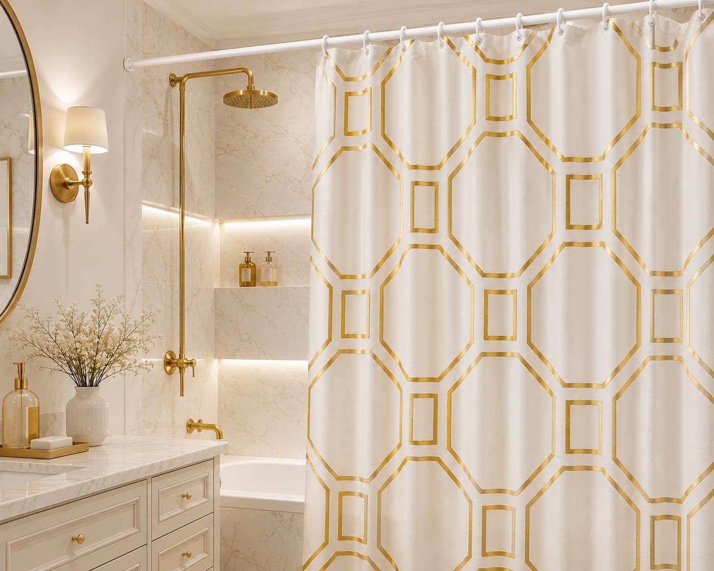 Cortinas de Baño Metalizado - Imagen 3