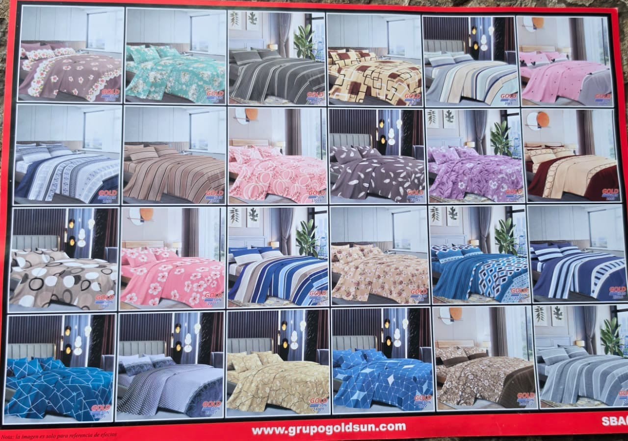 Juego de Sabanas Estampadas Marca Goldsun - Imagen 2