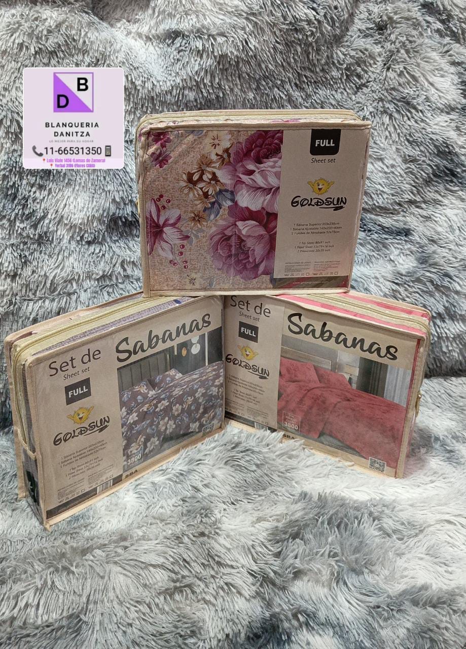 Juego de Sabanas Estampadas Marca Goldsun - Imagen 3