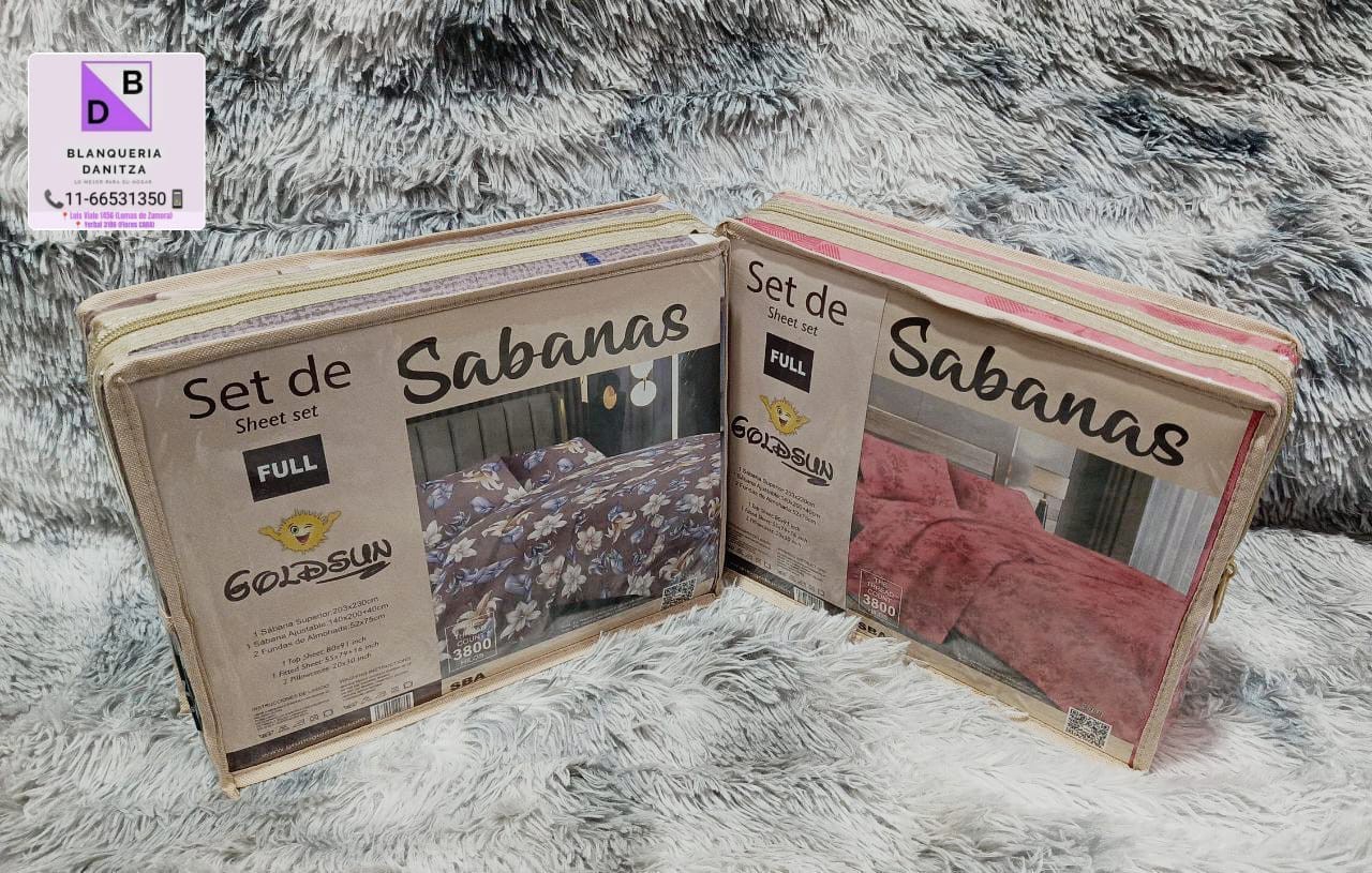 Juego de Sabanas Estampadas Marca Goldsun - Imagen 4