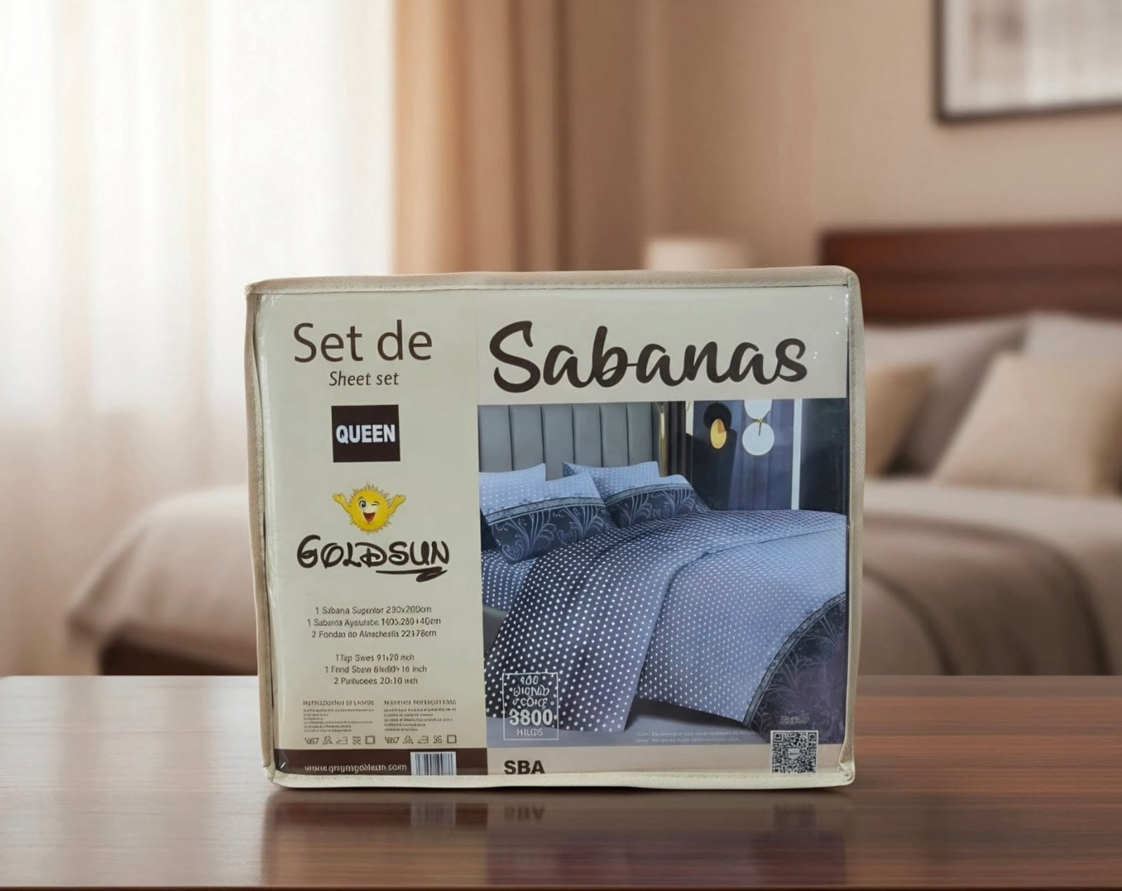 Juego de Sabanas Estampadas Marca Goldsun - Imagen 9