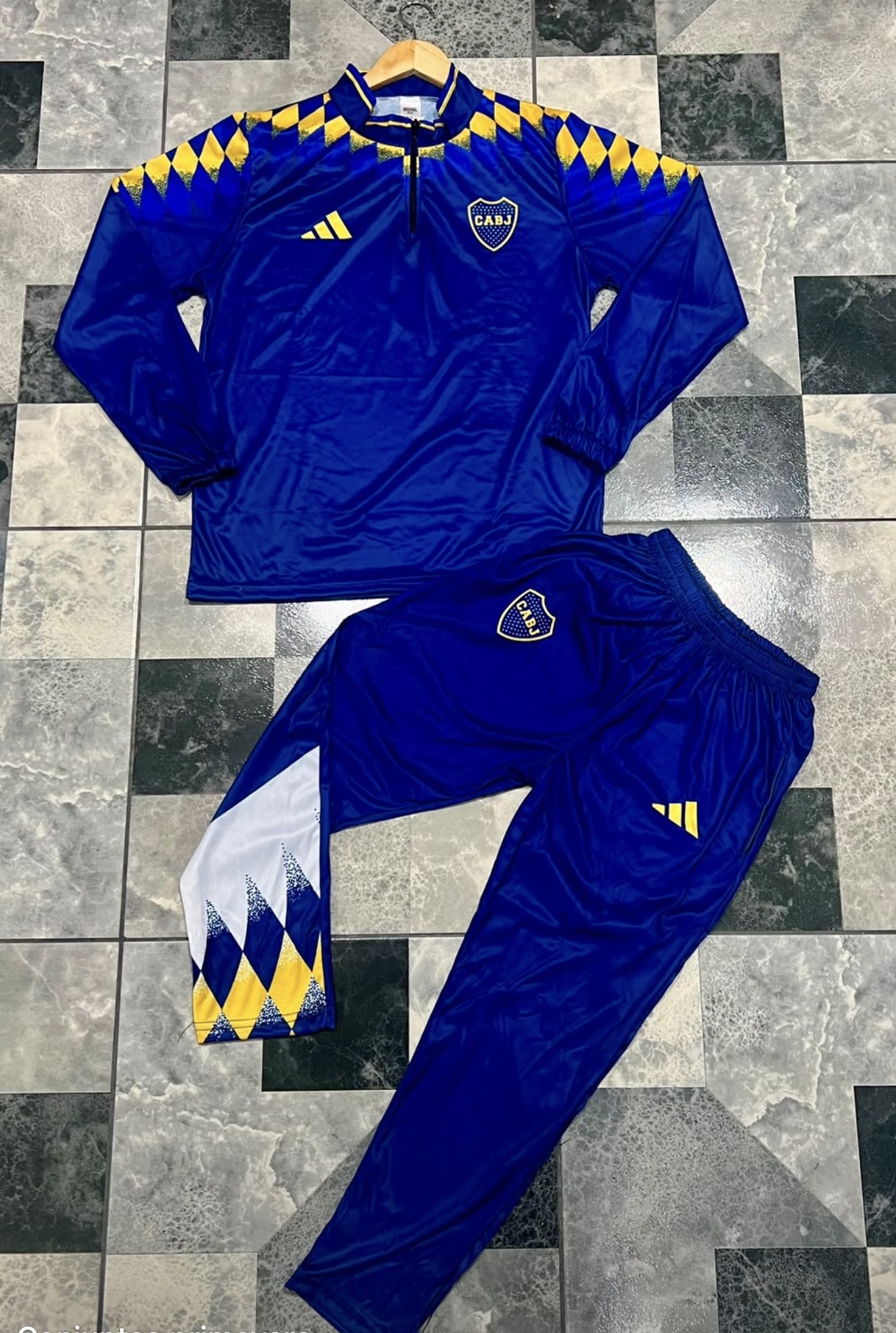 Conjunto Boca Prematch    Nueva Temporada  Tela Set Deportiva - IMG_3529.jpeg