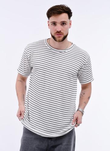 Remera Wafle Rayada