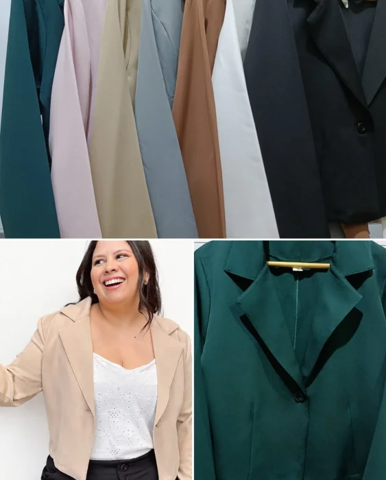 Blazer Corto Crep
