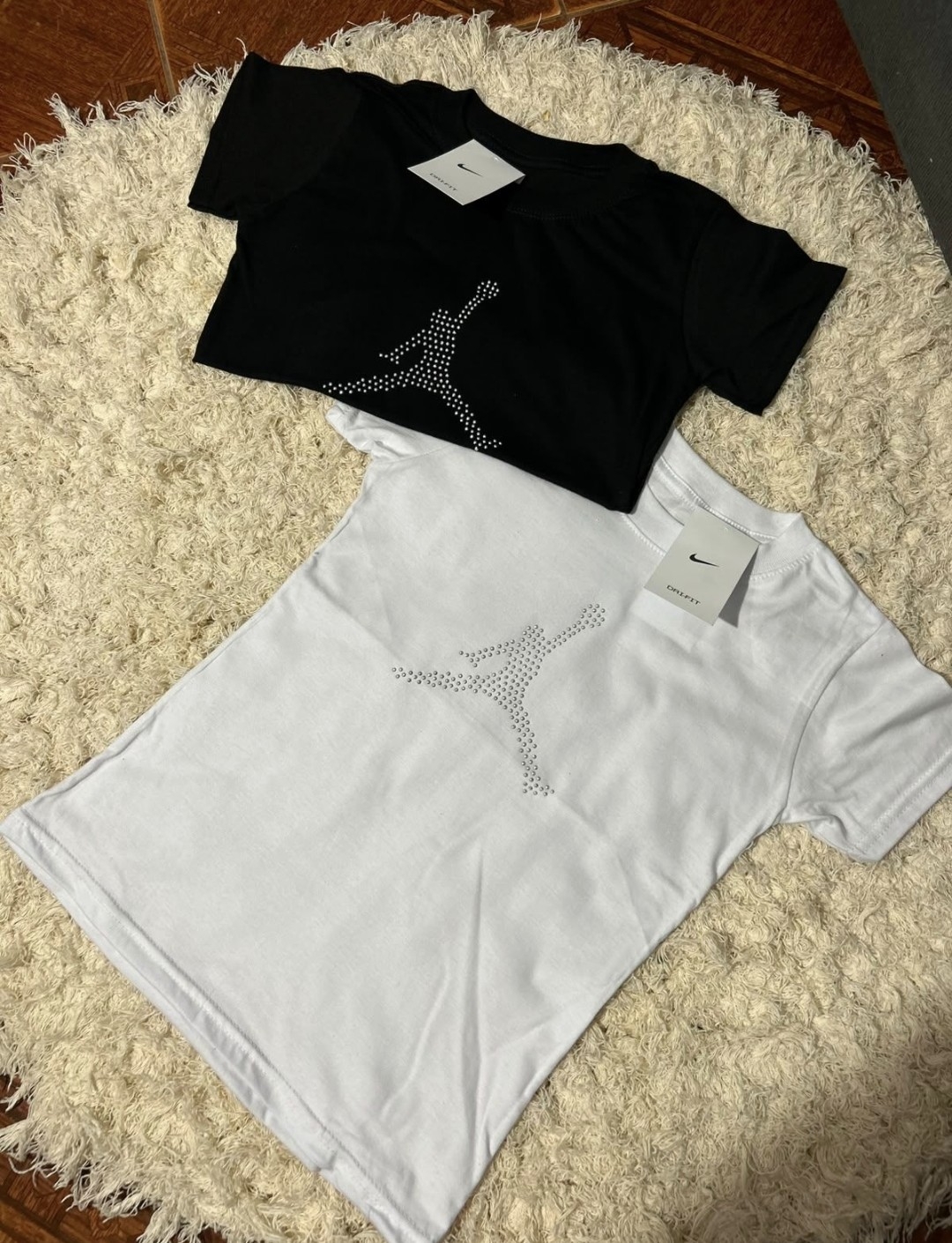 Remeras Algodon Peinado con Strass - Imagen 2