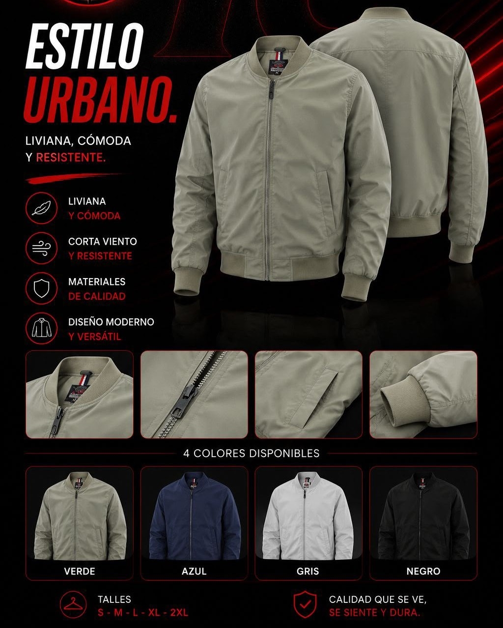 Chaqueta Bomber - Imagen 2