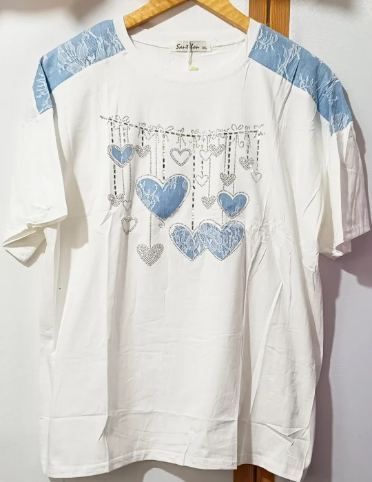 Remera Motivo ( Atrapasueños Corazón)