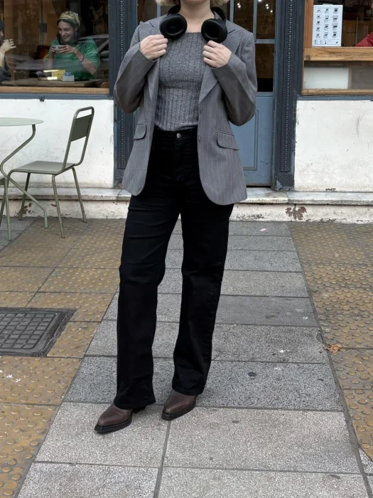 Recto Negro Elastizado