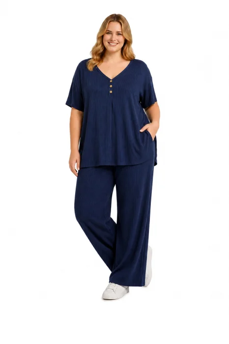 Remera Morey Tres Botones hasta Talle 16! Talles Especiales