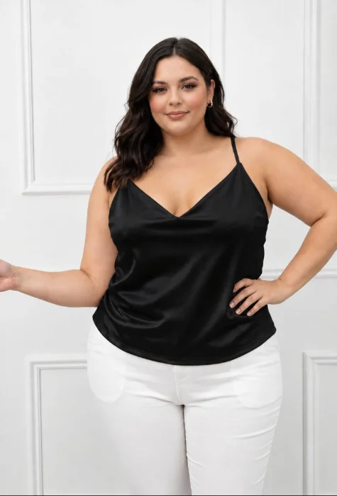 Musculosa Saten
