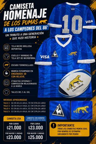 Camiseta de los Pumas, Conmemoración 86'