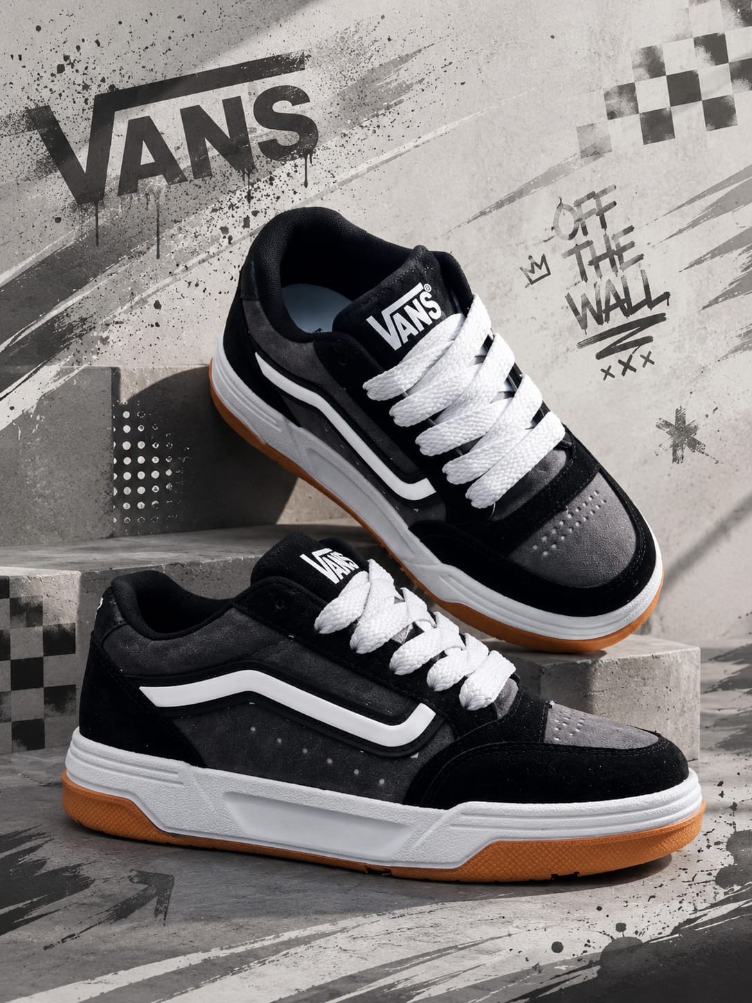 Vans_ Hylane Bicolor C/base Cocida (por Pedido) - Imagen 3
