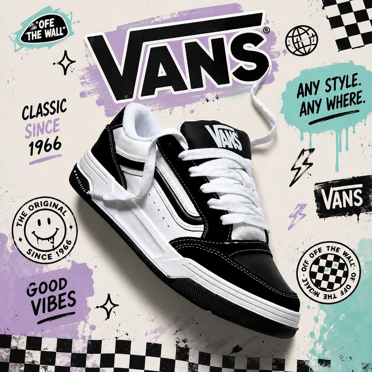 Vans_ Hylane Bicolor C/base Cocida (por Pedido) - Imagen 8