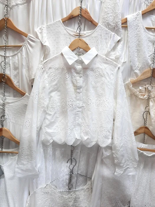 Camisa Broderi Corta