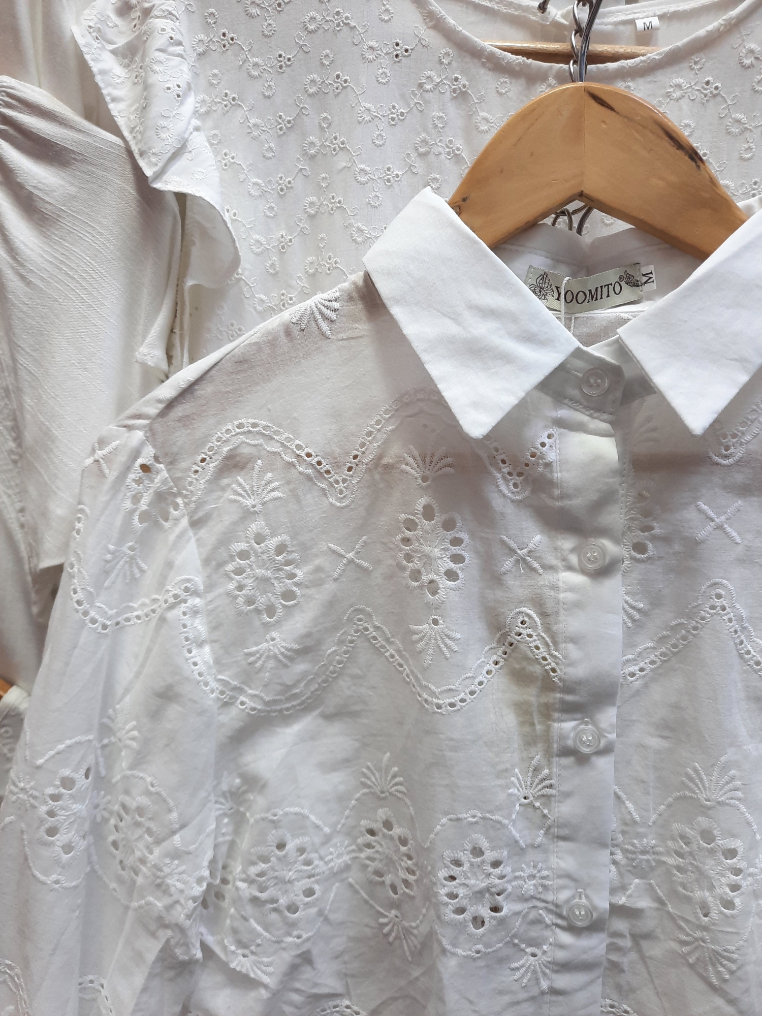 Camisa Broderi Corta - Imagen 2