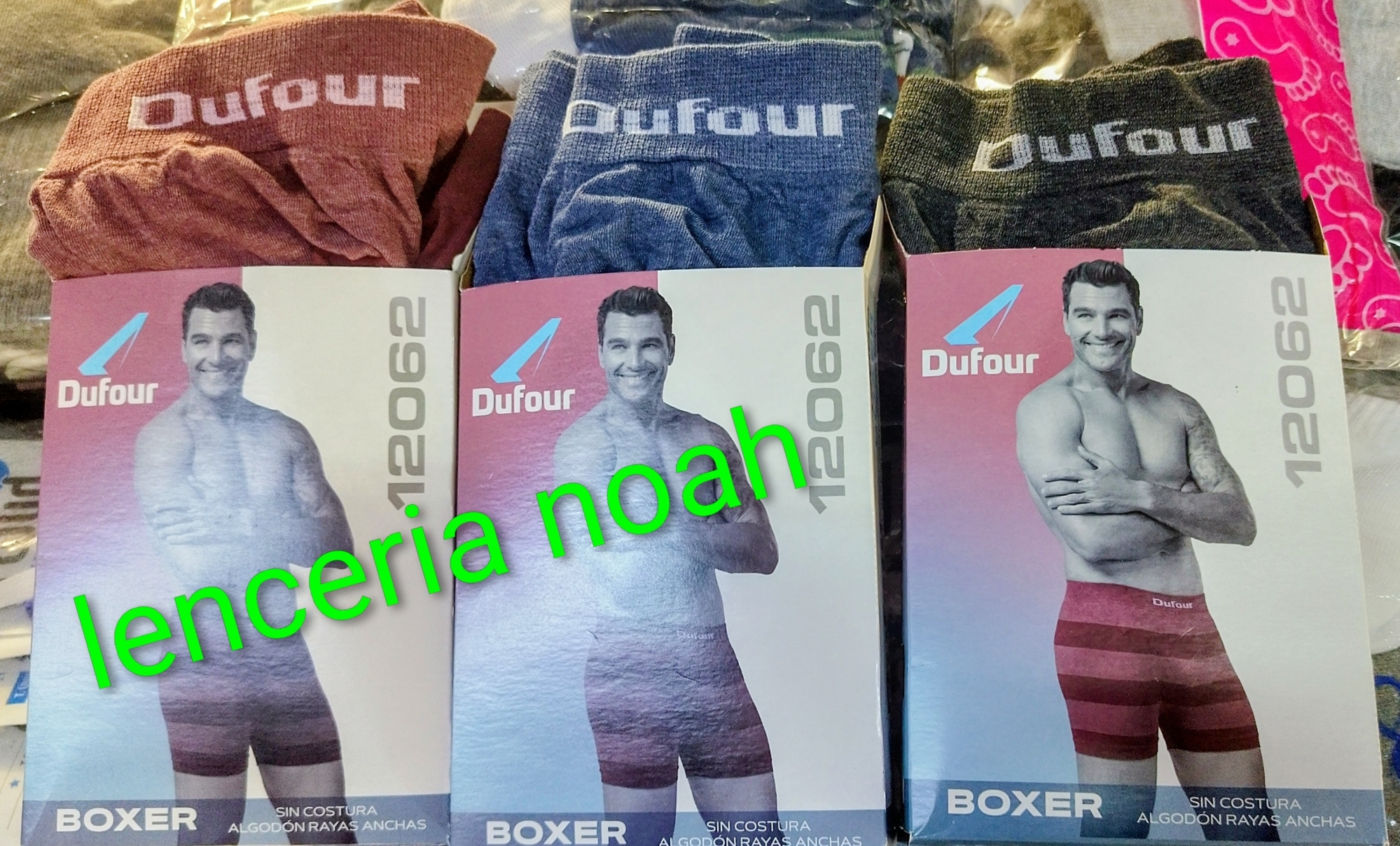 Boxer Algodon Dufour Rayado - Imagen 2