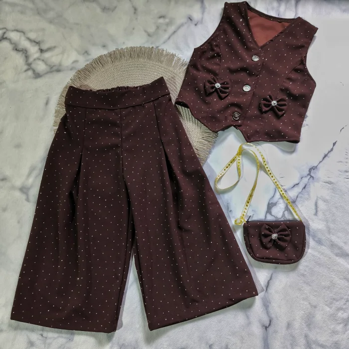 Conjunto Sastrero: Chaleco+pantalón+cartera
