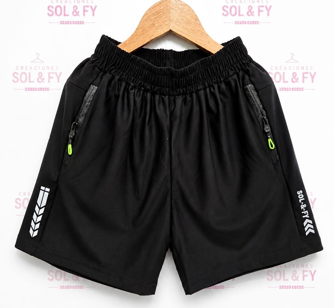 Shorts Laycra Nylon Calidad I-run para Niños - Imagen 2