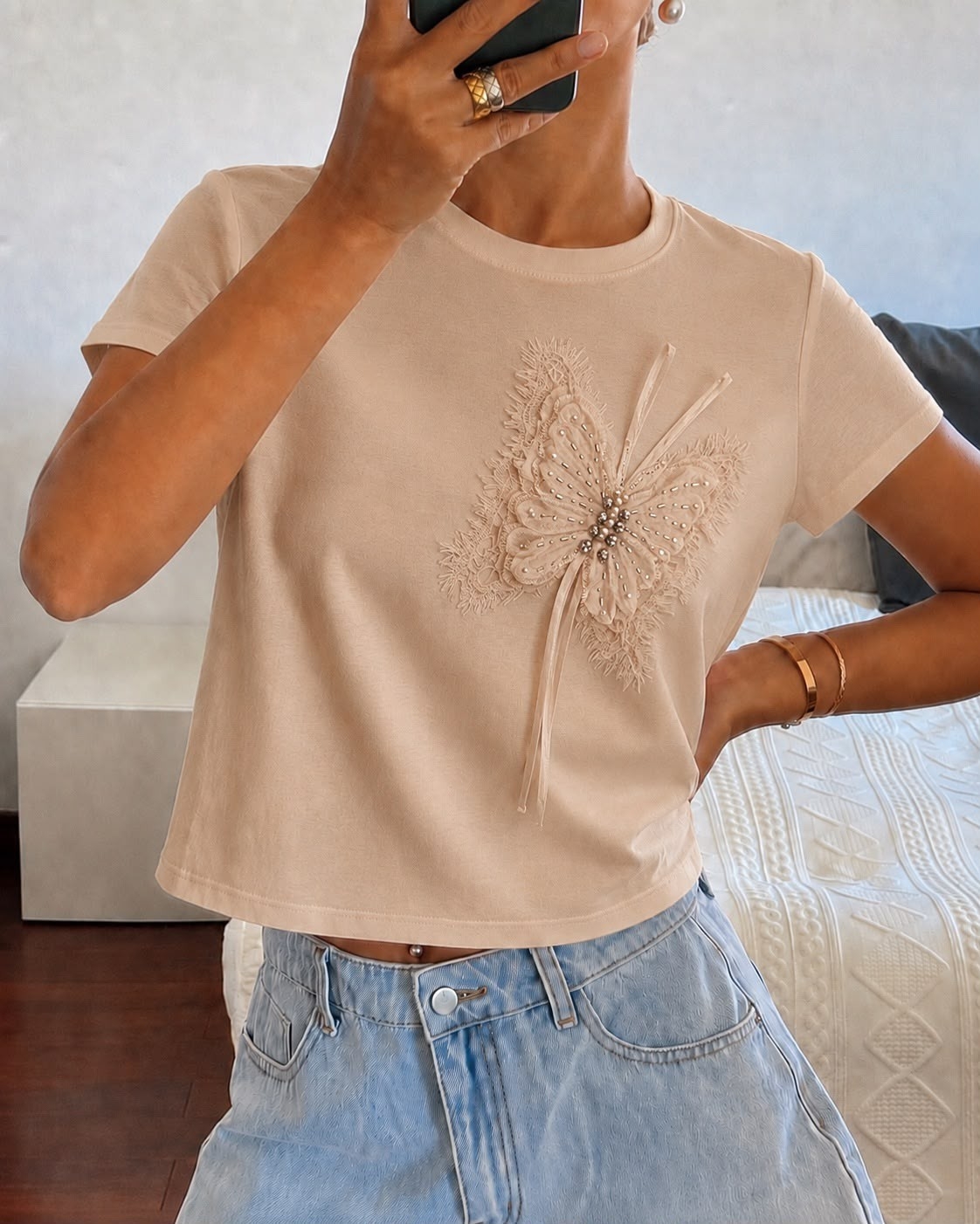 Remera Mariposa 3d - Imagen 4