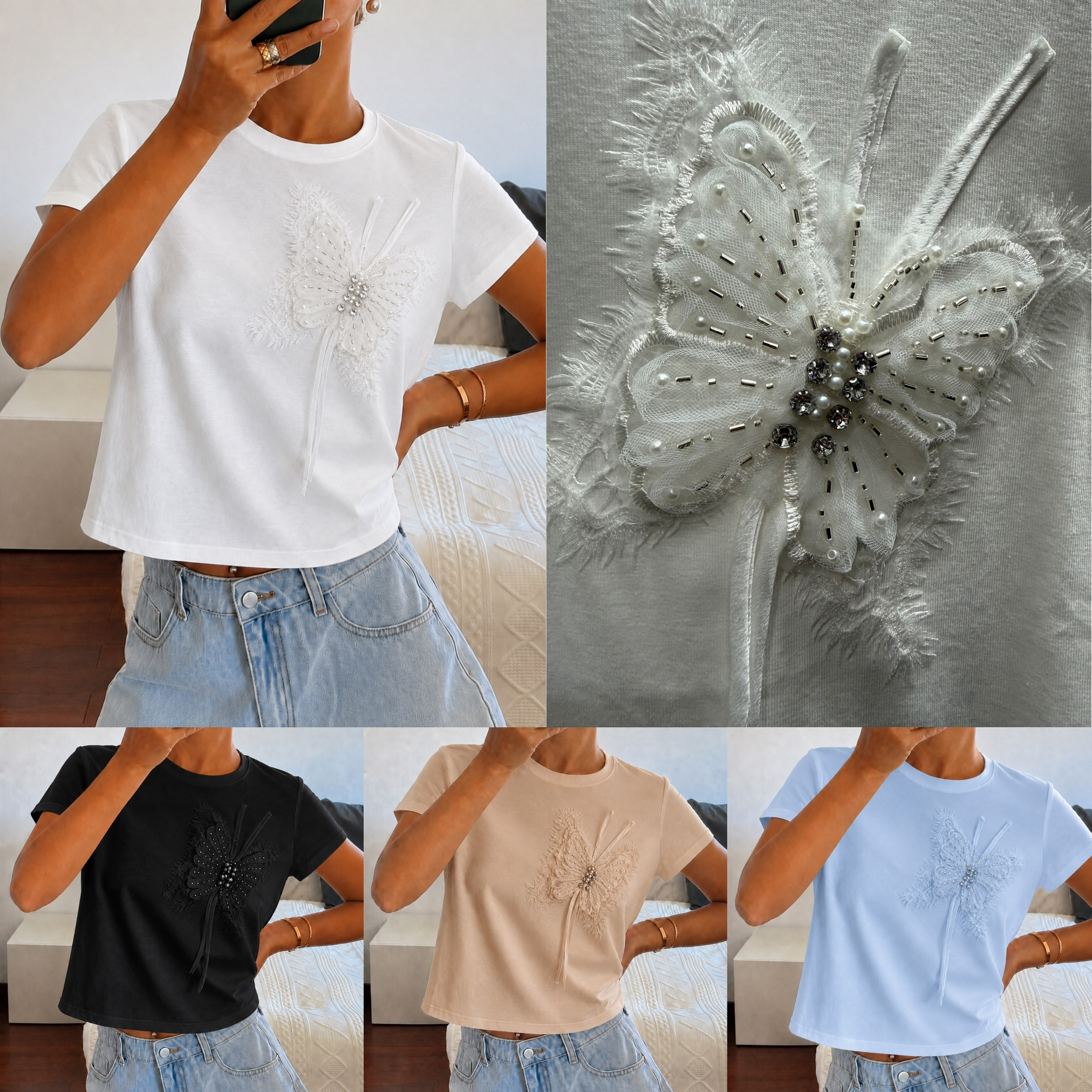 Remera Mariposa 3d - Imagen 5