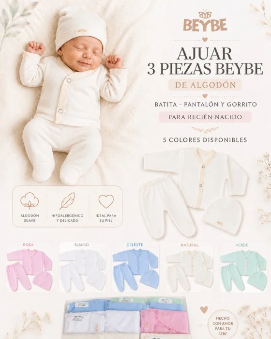 Set Recibidor  3 Piezas Talle Unico