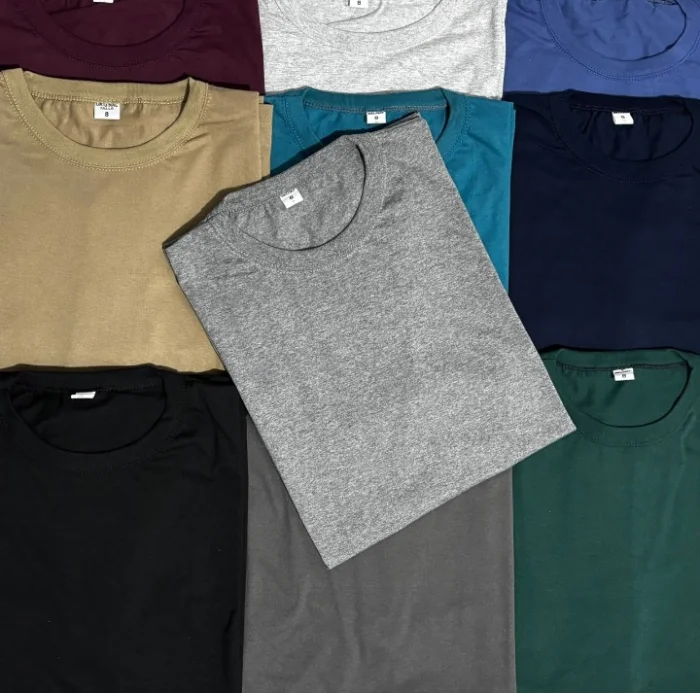 Remeras Lisas Algodón.