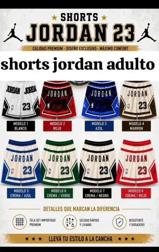 Shorts Jordan Set Deportivo Adulto Nba