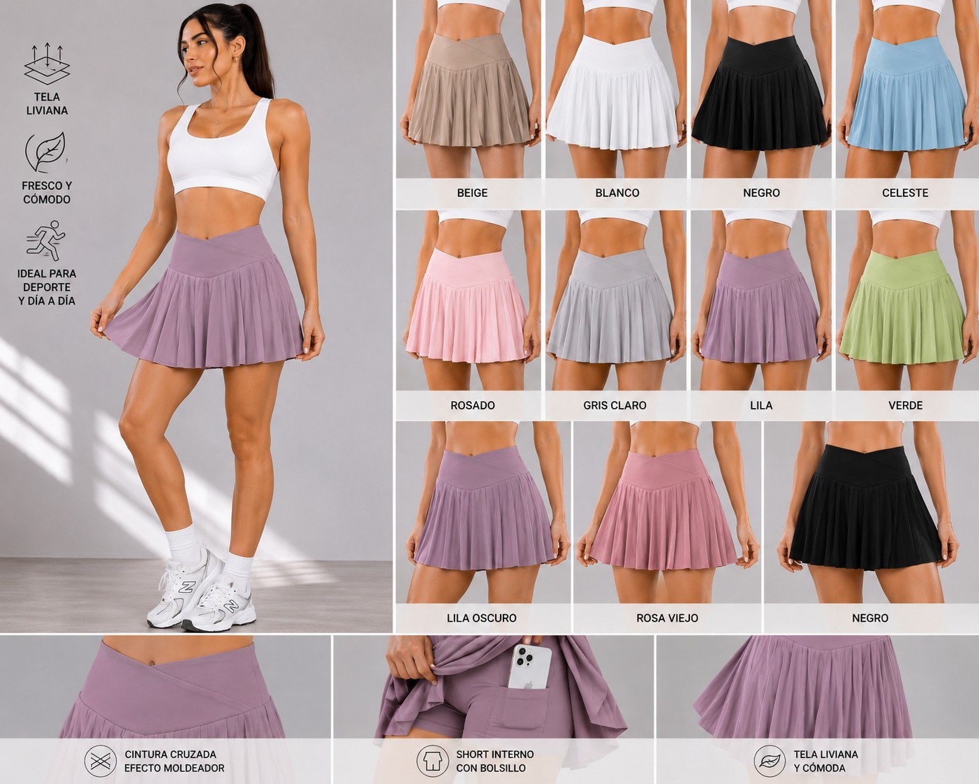 Short Pollera Deportivas - Imagen 6