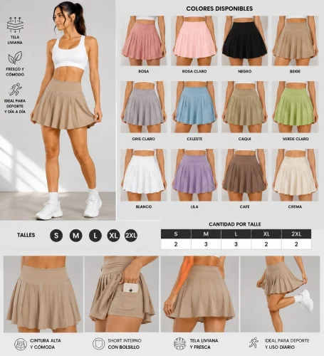 Short Pollera Deportivas