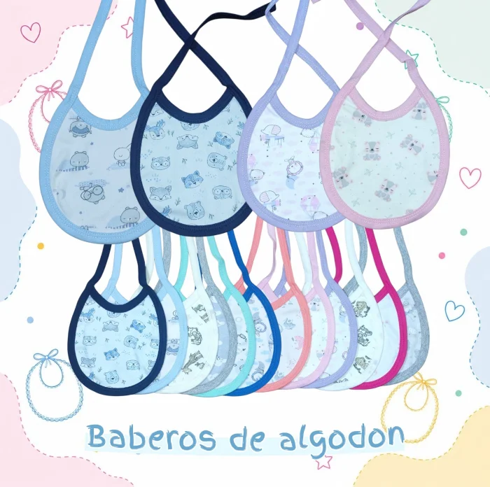 Babero Pack de 6 - Algodon