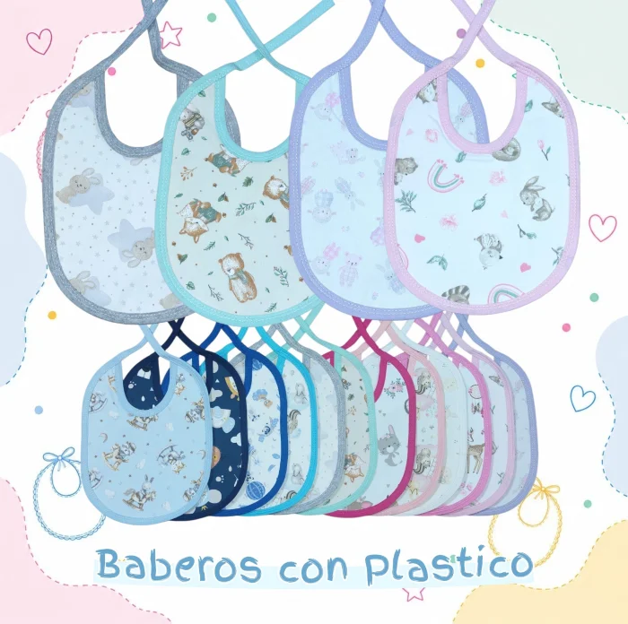 Babero Pack de 6 - Plastico