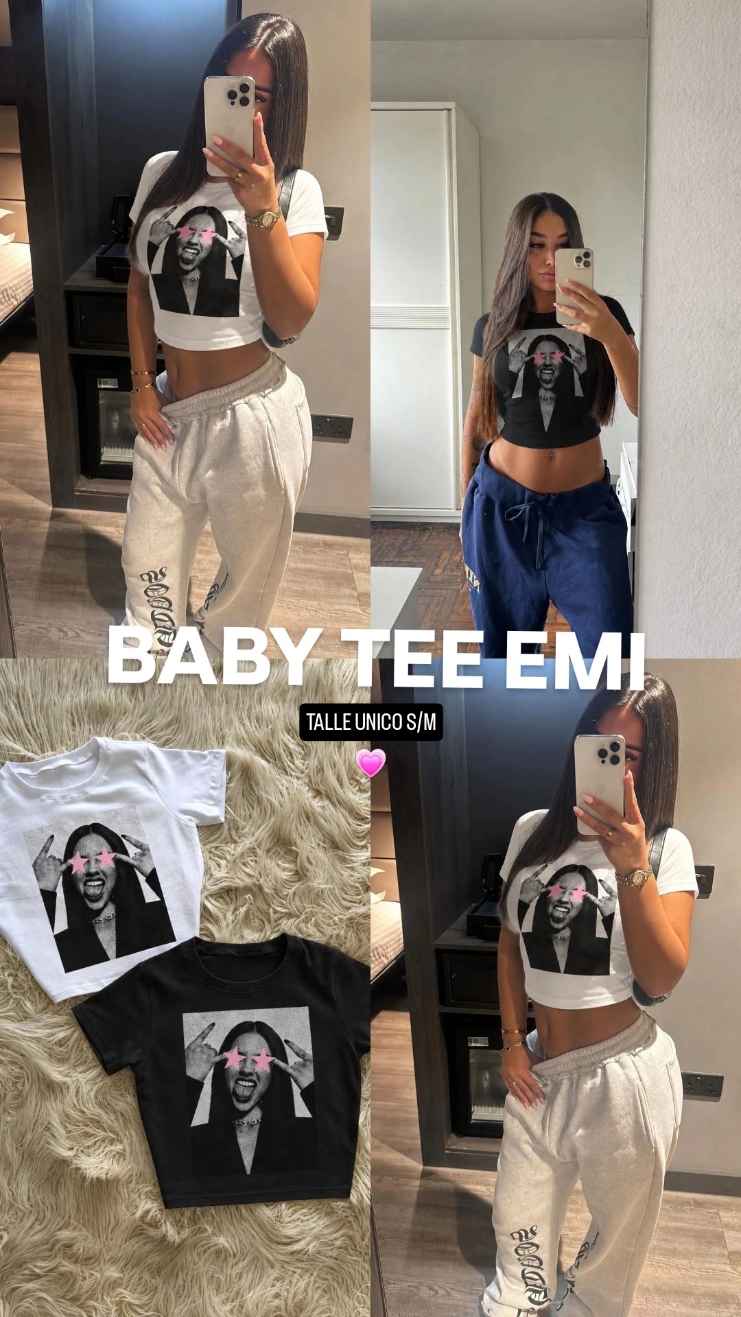 Remera Baby Tee Emi - Imagen 3