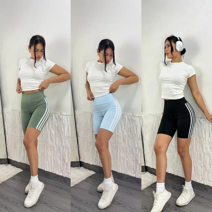 Biker Tiras Lycra Yoga Premium