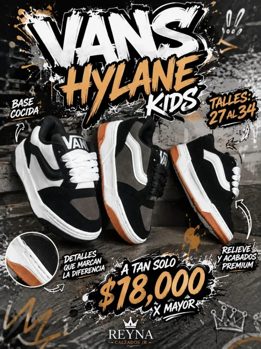 Vans_ Hylane Kids (por Pedido)