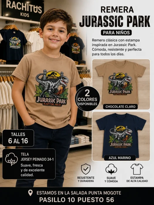 Remera Jurassic Park