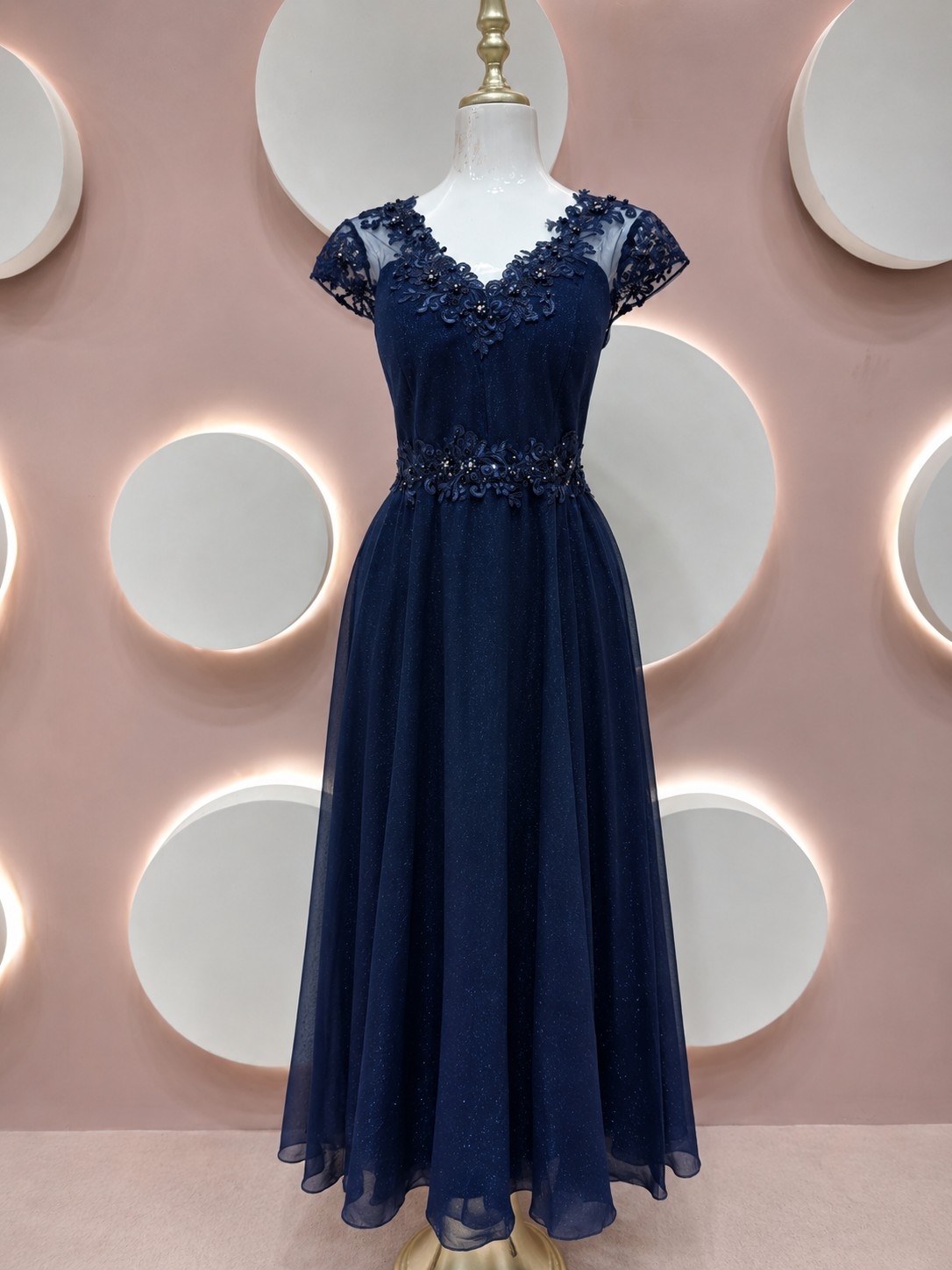 Vestido Manga Corta - Imagen 4
