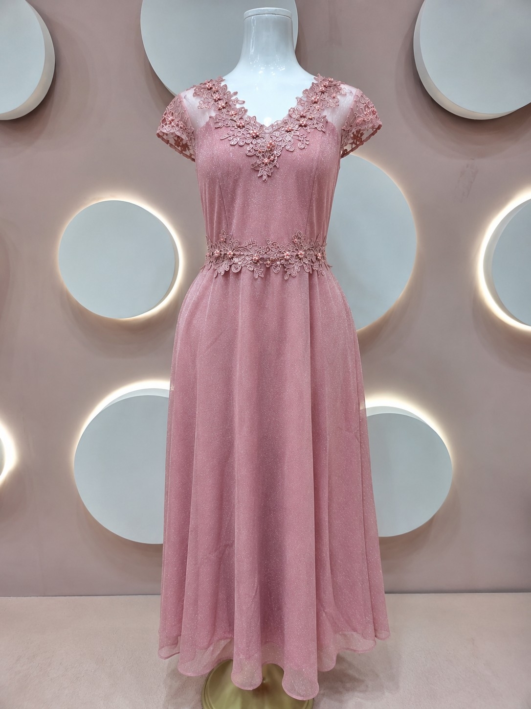 Vestido Manga Corta - Imagen 5