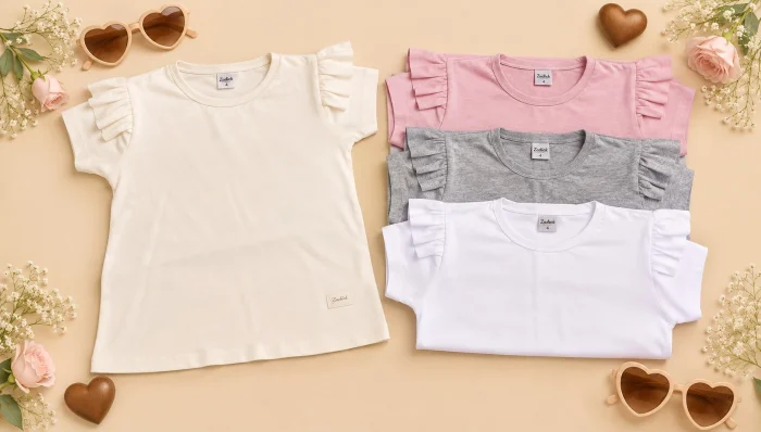 Remera de Nena con Volado