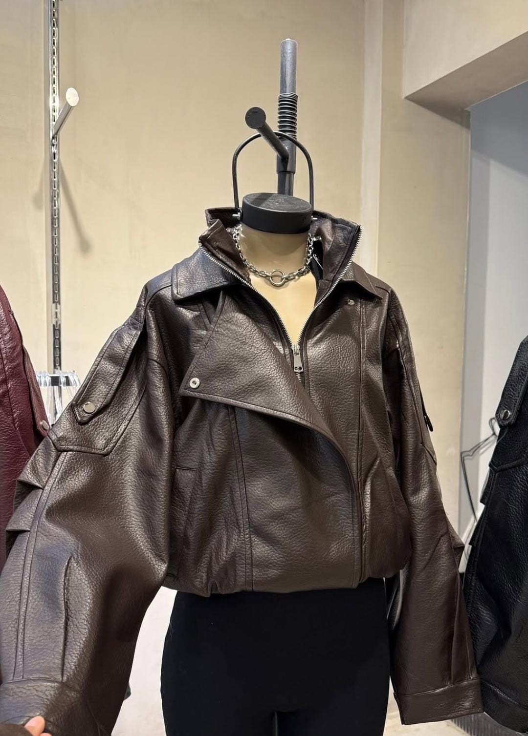 Bomber con Piel - Imagen 2