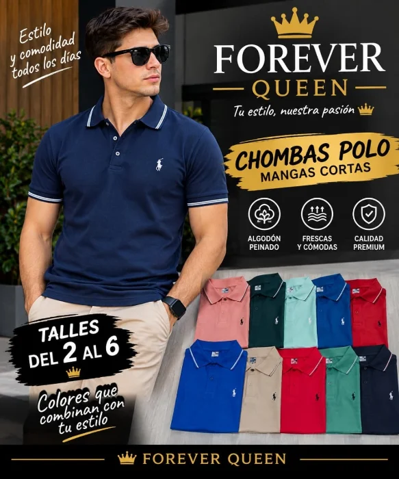 Chombas Polo de Hombre
