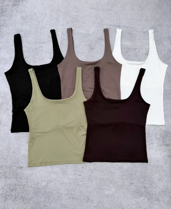 Musculosa Doble Tela Soft