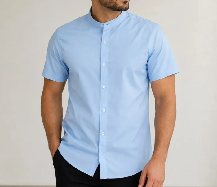 Camisas Cuello Mau Tela Poplin