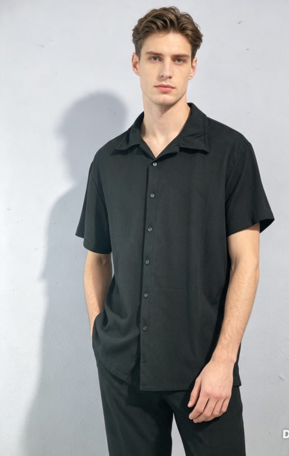 Camisas de Wafle Talle S al Xxl Hombre - Imagen 2
