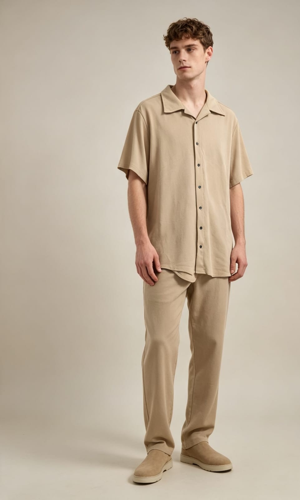Camisas de Wafle Talle S al Xxl Hombre - Imagen 3