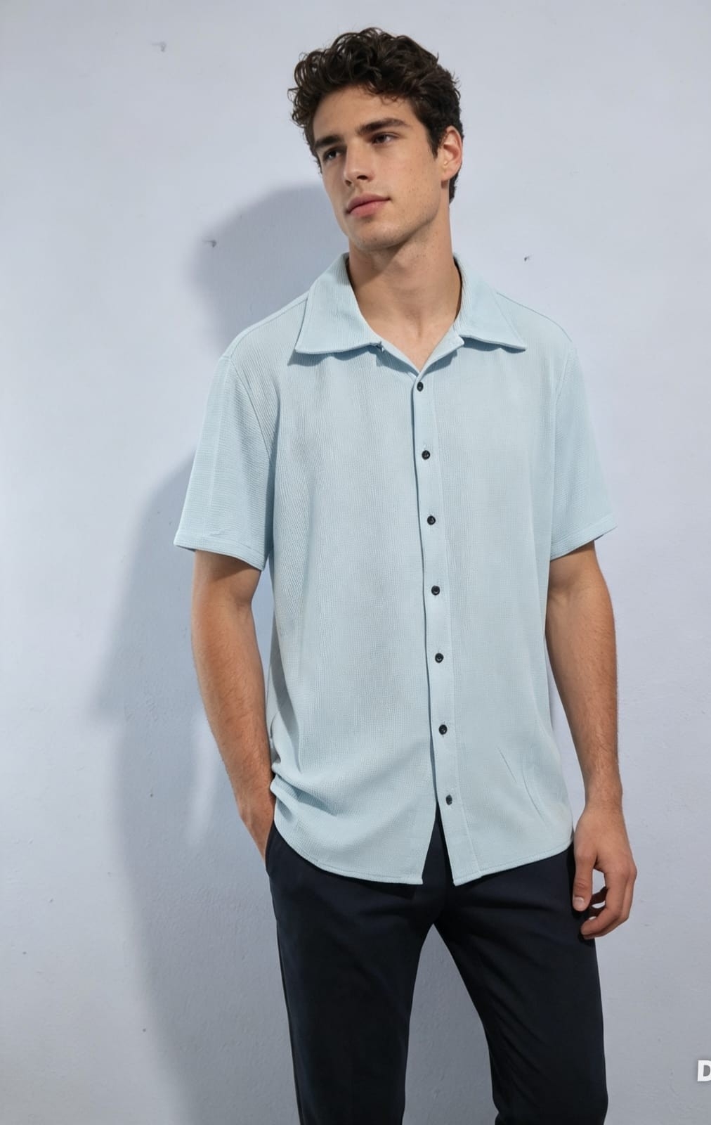Camisas de Wafle Talle S al Xxl Hombre - Imagen 5