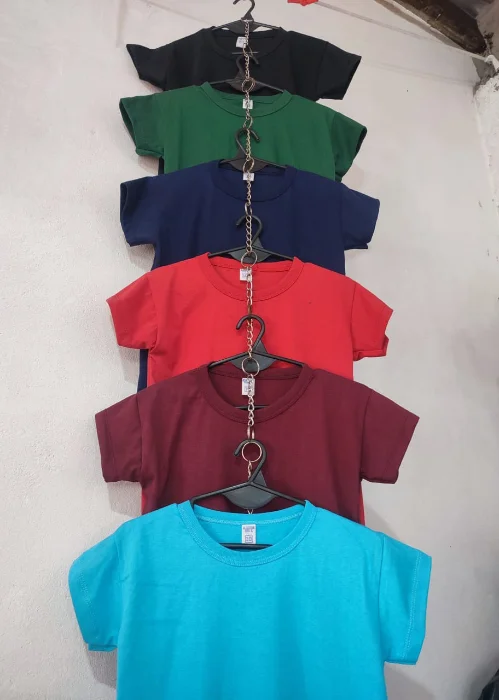Remeras Liso Niño